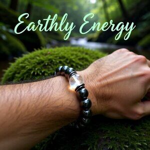 Calm and in Control! Thick + Chunky + Heavy! Unisex Hematite Bracelet! 8" Wrist